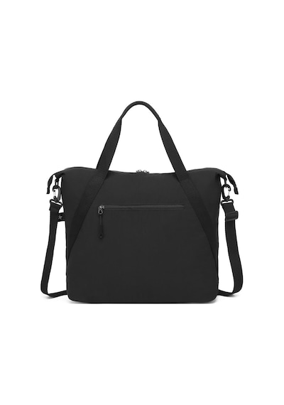 Smart Bags Mikro Poly Kumaş Büyük Boy Kadın Omuz Çantası 3335 Siyah