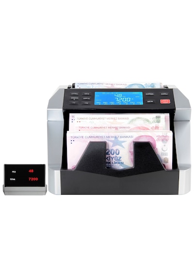 Sigma SC8520S Karışık Para Sayma Makinesi, TL Karışık, Euro ve Usd Adet Sayım + Müşteri Ekranı