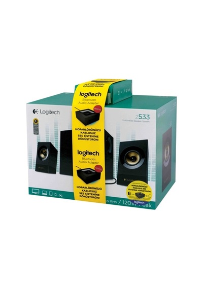 Logitech  Z533 2+1 Speaker+Bluetooth Adapter  Bundle