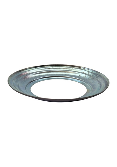 Yuvarlak Galvanizli Gri Soba Boru Aynası Çemberi Halkası Kapağı 13 23cm