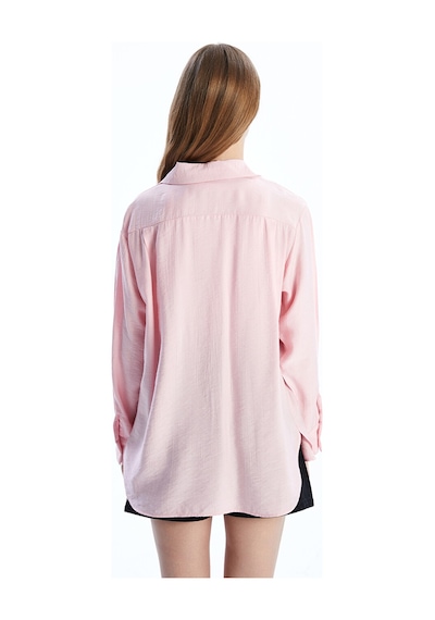Lcwaıkıkı Classic Pembe Kadın Basic Gömlek