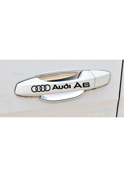 Audi A6 Kapı Kolu Ve Jant Sticker Seti 8 Adet