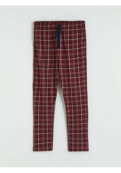Lc Waikiki Lc Waıkıkı Bordo Standart Kalıp Ekose Erkek Pijama Altı
