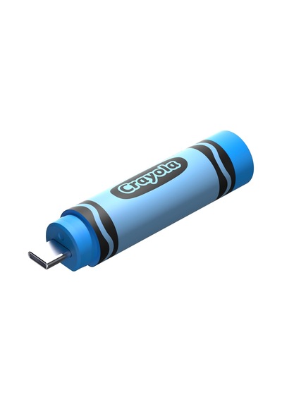 Sandisk 128gb Crayola Usb-c Flash Sürücü, Gök Mavisi - 300mb/s'ye