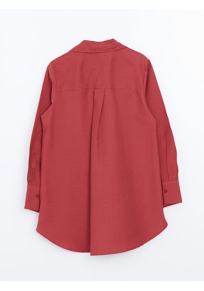 Lcwaıkıkı Classic Mercan Poplin Kadın Gömlek Tunik