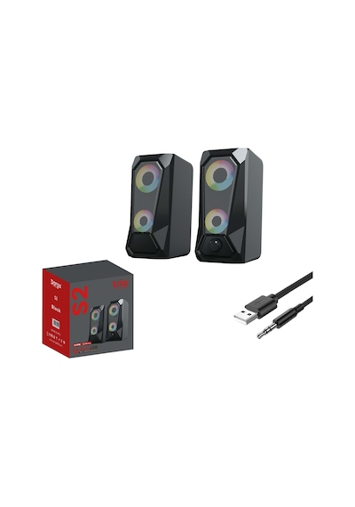 Trio Trs2 Ledli Bilgisayar Hoparlörü