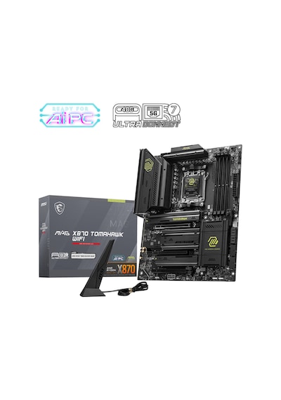 MSI MAG X870E Tomahawk WIFI 8400 MHz(OC) DDR5 Soket AM5 ATX Anakart