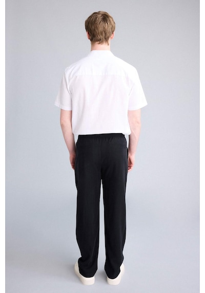 Defacto Yumuşak Dokulu Relax Fit Siyah Pantolon G8149ax26smbk81 Siyah-bk81