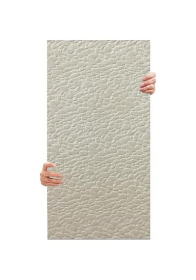 Tink 3d Kendinden Yapışkanlı Duvar Kağıdı Yeni Nesil Akustik Keçe Panel Leopar Desen 52x98 Cm Ekru, 2 Adet 1 M²