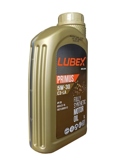 Lubex Primus 5W-30 C3-La Dpf Partiküllü Tam Sentetik Motor Yağı 6 x 1 L