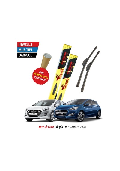 Hyundai İ30 İnwells Muz Silecek Takımı (2012-2016)