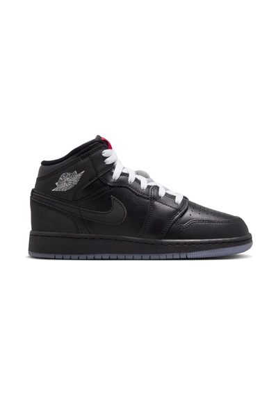 Nike Air Jordan 1 Mid Bg Çocuk Basketbol Ayakkabısı Siyah