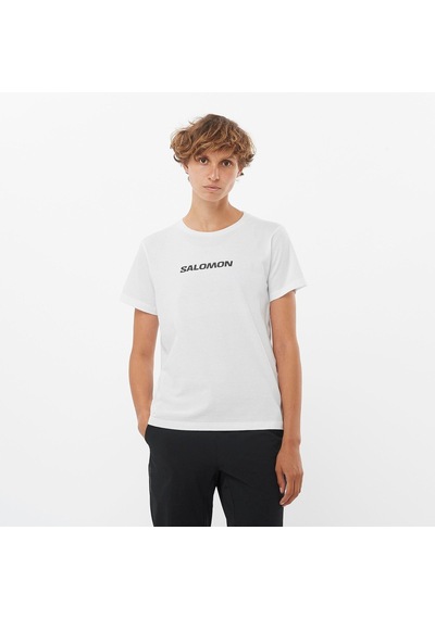 Salomon Logo Ss Tee W Whıte// T-shırt Lc2217600 001