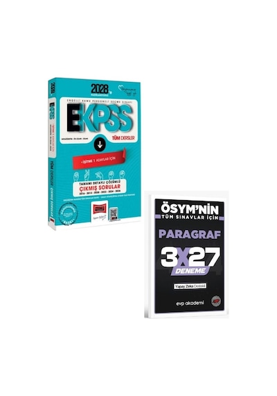 Yargı Yayınları 2028 Ekpss Ortaöğretim Ön Lisans Lisans Tüm Dersler İşitme 1 Adaylar İçin 10 Yıl Çıkmış Sorular+evp Akademi Paragraf