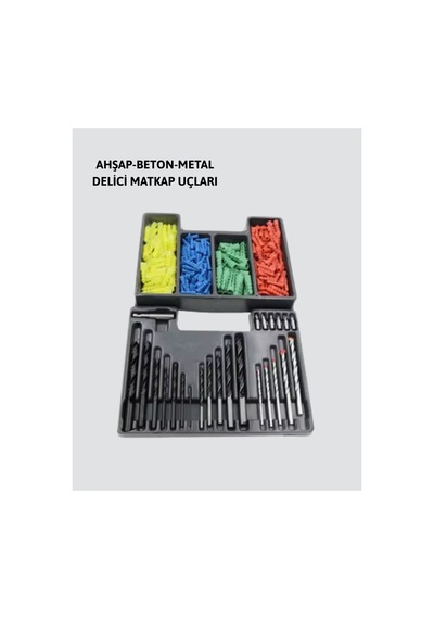 Matkap Ucu Seti Organizerli Çok Amaçlı Delme Uçları Yeni Nesil - Hs08377085-1375