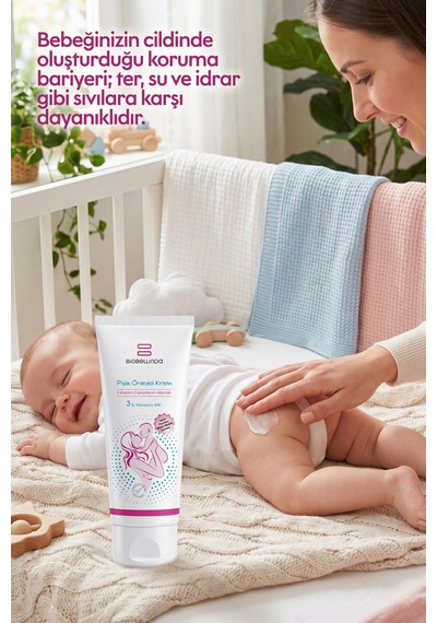 Bebek 3'lü Koruyucu Etkili Pişik Önleyici Krem 75 Ml