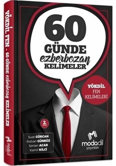 Modadil Yayınları Yökdil Fen 60 Günde Ezber Bozan Kelimeler -  Modadil Yayınları