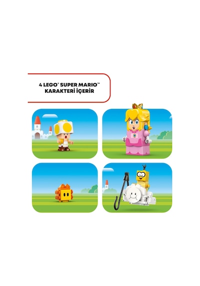LEGO® Super Mario™ 71441 İnteraktif LEGO® Peach™ ile Maceralar 71441 - 6+ Oyuncak Yapım Seti (208P)
