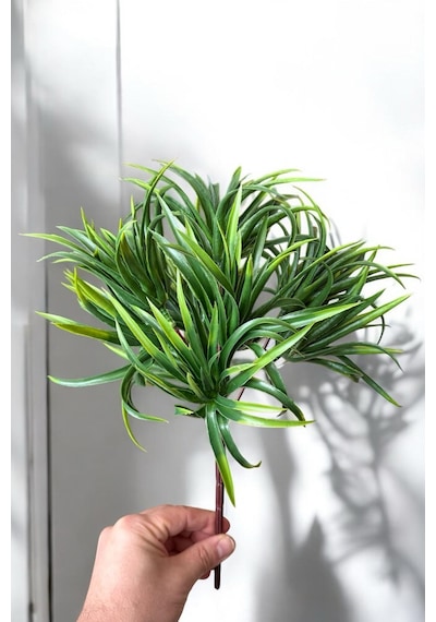 9 Kafalı 5 Dallı Yapay Sukulent Kaktüs Aloevera Demeti