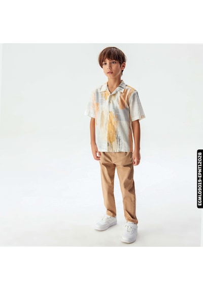 Xo Kids Erkek Navy Pantolon 8-14 Yaş 64718 Epnt12028 Camel 001