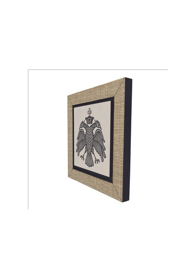 Bizans Kartal Logosu Baskılı Mdf Magnet 7x7 76