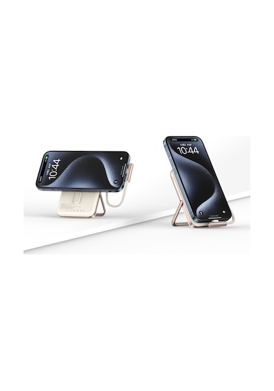 Juo MT03280 10000 mAh Standlı 20 W Type-C Magsafe Powerbank Beyaz