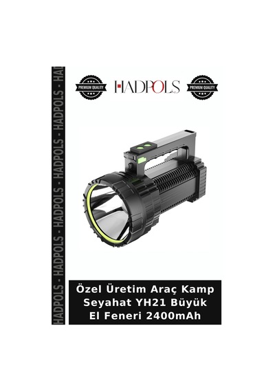Özel Üretim Araç Kamp Seyahat Yh21 Büyük El Feneri 2400mah