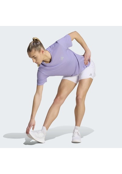 Adidas Kg3227 Run Ess Tee W Kadın Tişört Mor