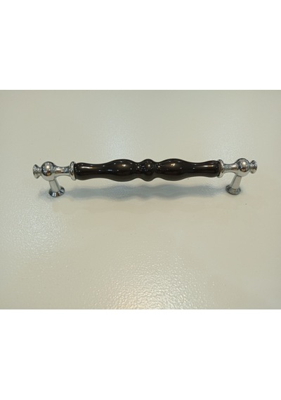 Rustik Porselen Siyah Mobilya Dolap Kulp 160 Mm