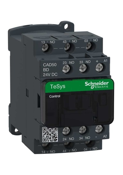 Cad50bd Tesys D 24v Dc 5na Yardımcı Kontaktör
