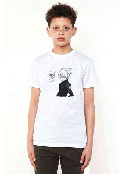 Tshirthane Anime Tokyo Ghoul Anteiku Baskılı Unisex Çocuk Beyaz T-Shirt (534791537)