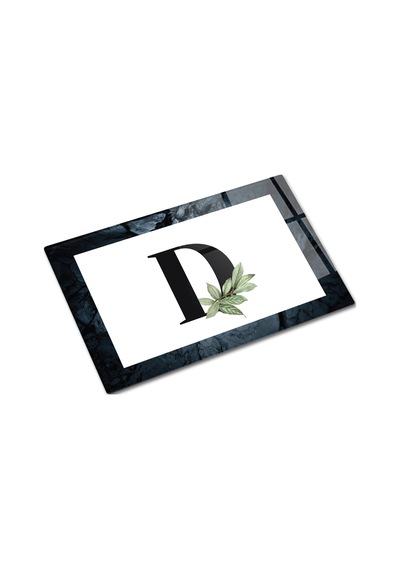 Decorita Cam Kesme Tahtası - Cam Kesme Tablası Harfli Tasarım D 20 CM x 30 CM