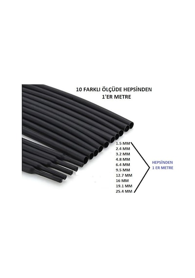 Daralan Makaron 10'Lu Set (1'Er Metre) (395468280)