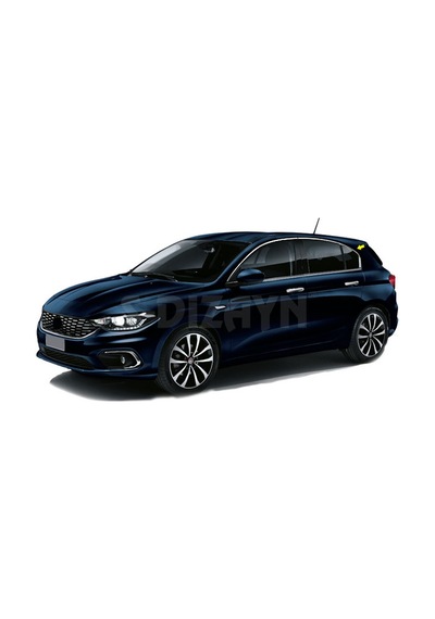 S-dizayn Fiat Egea Hb Krom Cam Üst Çıtası 4 Prç. 2015-2020