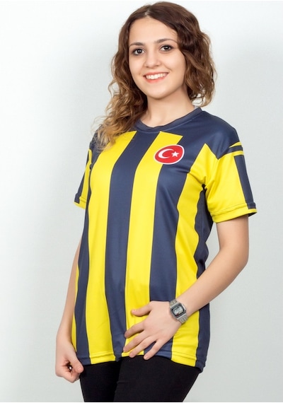 Çiftlere Özel Futbol Forması Sarı & Lacivert 19 Lacivert
