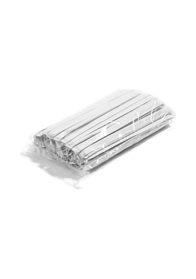 Kağıt Pipet Beyaz Sargılı 6x215mm 100 Adet 100 Adet