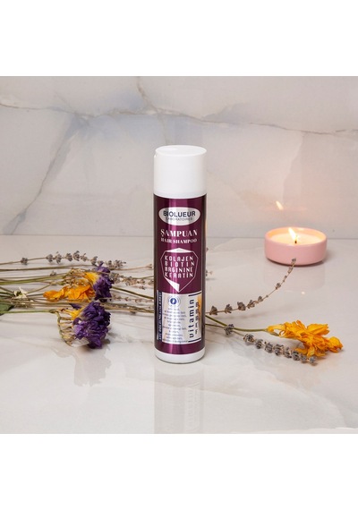 Biolueur Keratin Biotin ve Kolajen Hızlı Saç Uzatan Saç Dökülmesine Karşı Onarıcı Şampuan 2 x 250 ML