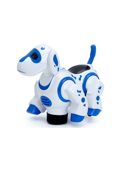 Pilli Işıklı Müzikli Robot Köpek 8203 - Mavi