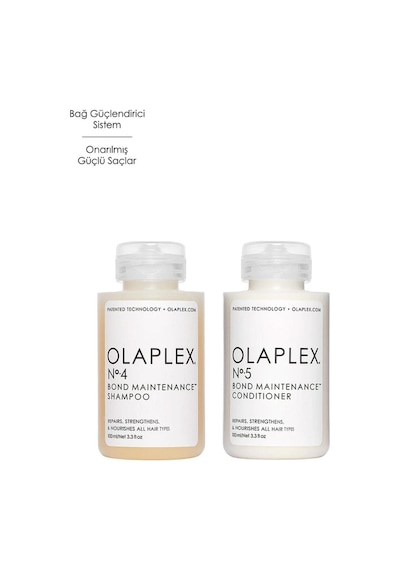 Olaplex No. 5 Bond Maintenance Conditioner 100 ML + No. 4 Bond Maintenance Shampoo 100 ML