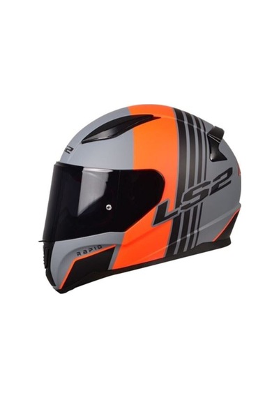 Ls2 Rapid Multıply Siyah+Beyaz Cam Kapalı Motosiklet Kaskı