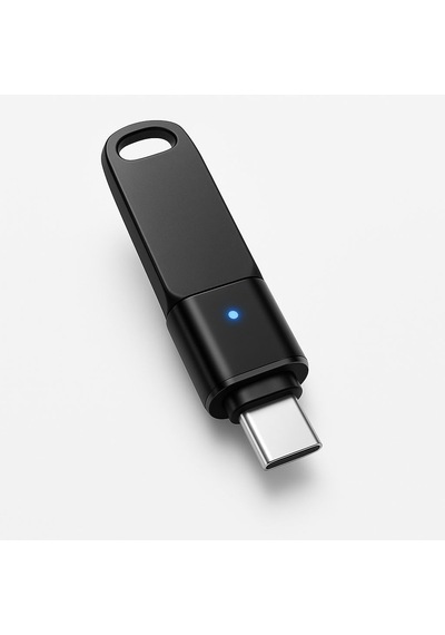 Işıklı Otg Flash Bellek Usb Type C Okuyucu Çipli Bellek Okuyucu Ve Dönüştürücü Usb Type C Otg Flash Bellek Ha