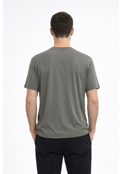 Cazador Erkek Modal Kumaş Basic Regular Fit 44105 Haki Haki