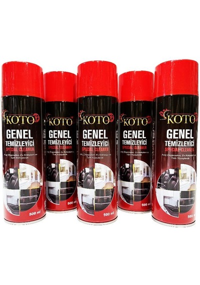 Koto Genel Temizleyici Cam Ekran Yüzey Plastik Deri Anti Static Cleaner Susuz Kopuk Temizleme 5 Adet