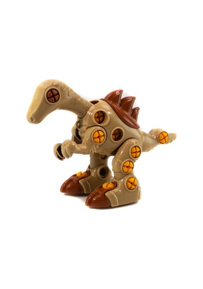 Eğitici Oyuncak Dinozor Sök Tak Kahverengi