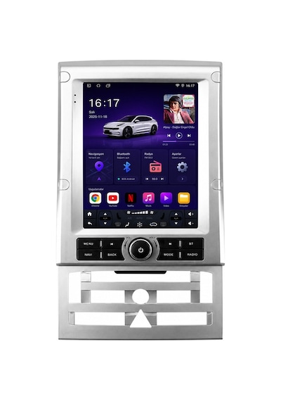 Peugeot 407 2004-2011 Tesla Android Multimedya Carplay Android Auto Navigasyon 10gb Ram 256gb Pro 9.7''