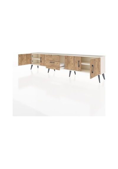 Arges Tv Ünitesi 2 Raflı Tek Çekmeceli 4 Kapaklı 220x30x51 Aytaşı-çam Atlas Çam/atlas Çam - Aytası Arges Tv Ünitesi 2 Raflı Tek Çekmeceli 4 Kapaklı 220x30x51 Aytaşı-çam Atlas Çam/atlas Çam - Aytası
