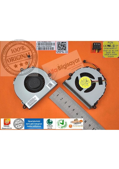 Laptopyedekparca HP Uyumlu 15-G300 Fan  Coolıng Cpu Sogutma Fanı A++