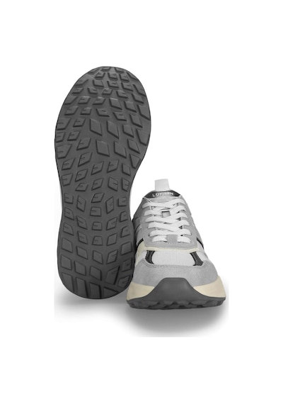 Lufian 112230235 Eduard Erkek Hakiki Deri Klasik Sneaker Gri Gri