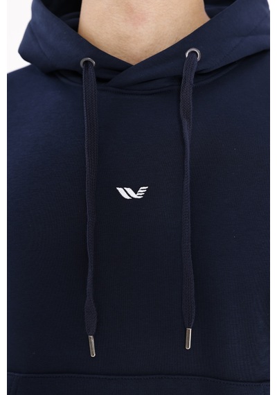 Rowinger Kanguru Cepli Ayarlanabilir Kapüşonlu Sweatshirt Navyblue