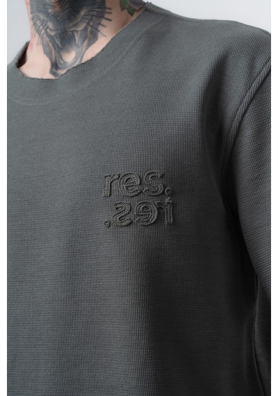 Erkek Pis Dikişli Regular Fit T-shirt Şort Takım Haki